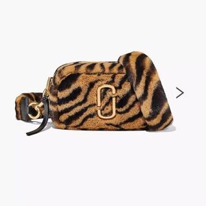 Marc Jacobs Tiger Print Crossbody Bag with Gold Accents